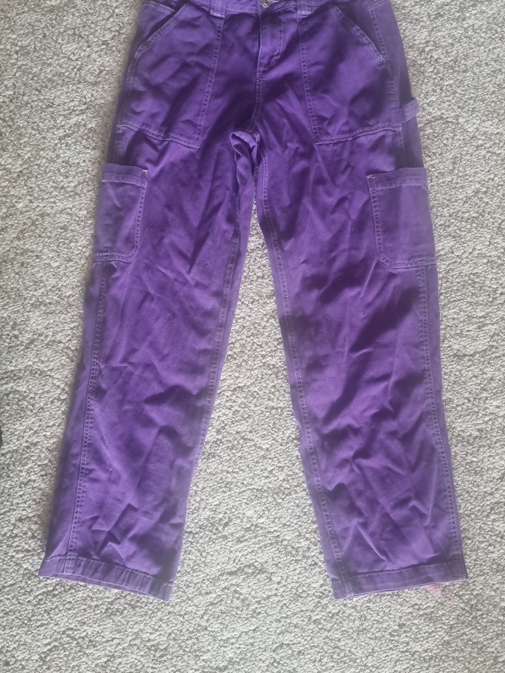 Garage Purple Denim Jeans cargo pants